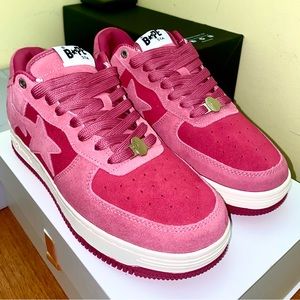 Bapesta Low M1 'Pink' Sneaker